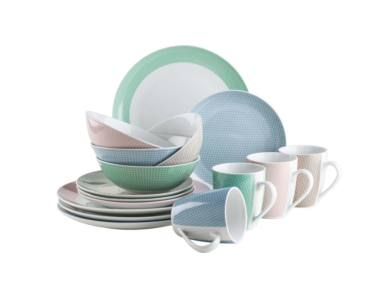 Mäser Serie Kitchen Time II, Kombiservice 16 teilig für 4 Personen