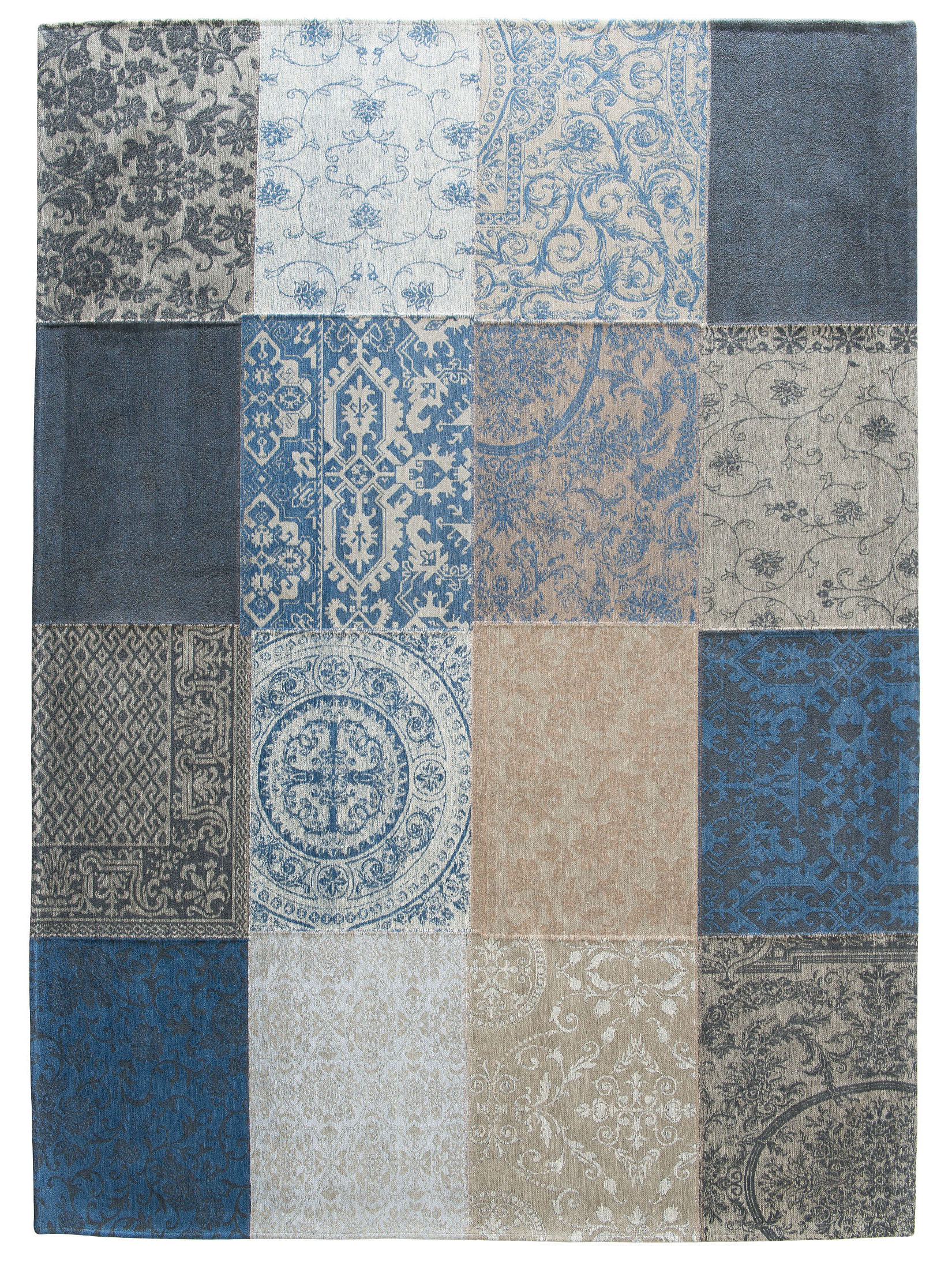 Vintage Collage Vintage-Teppich, Jeans