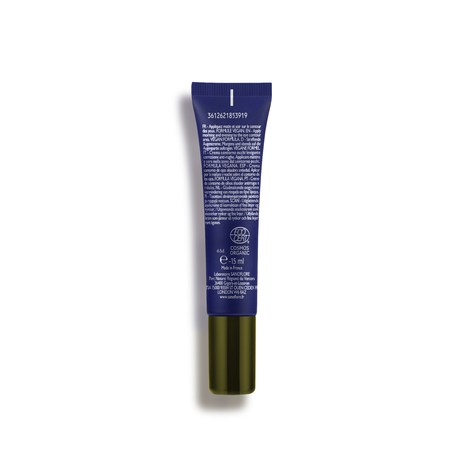 Sanoflore Regard Merveilleux Crème Contour des Yeux 15 ml