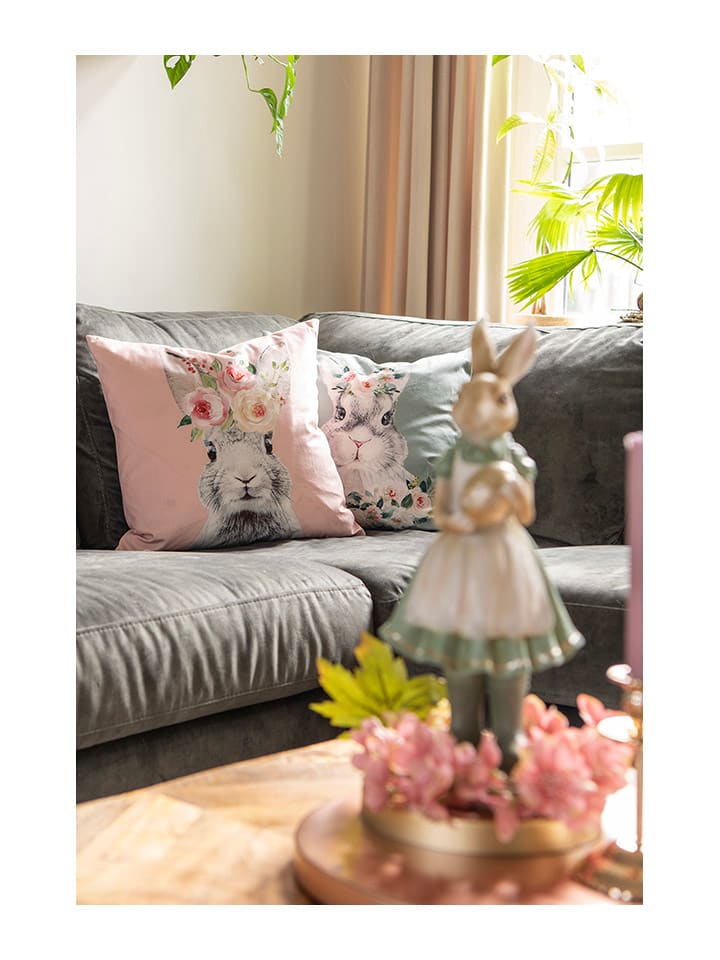 Clayre & Eef Kissenhülle in Rosa - (L)45 x (B)45 cm günstig kaufen onesize