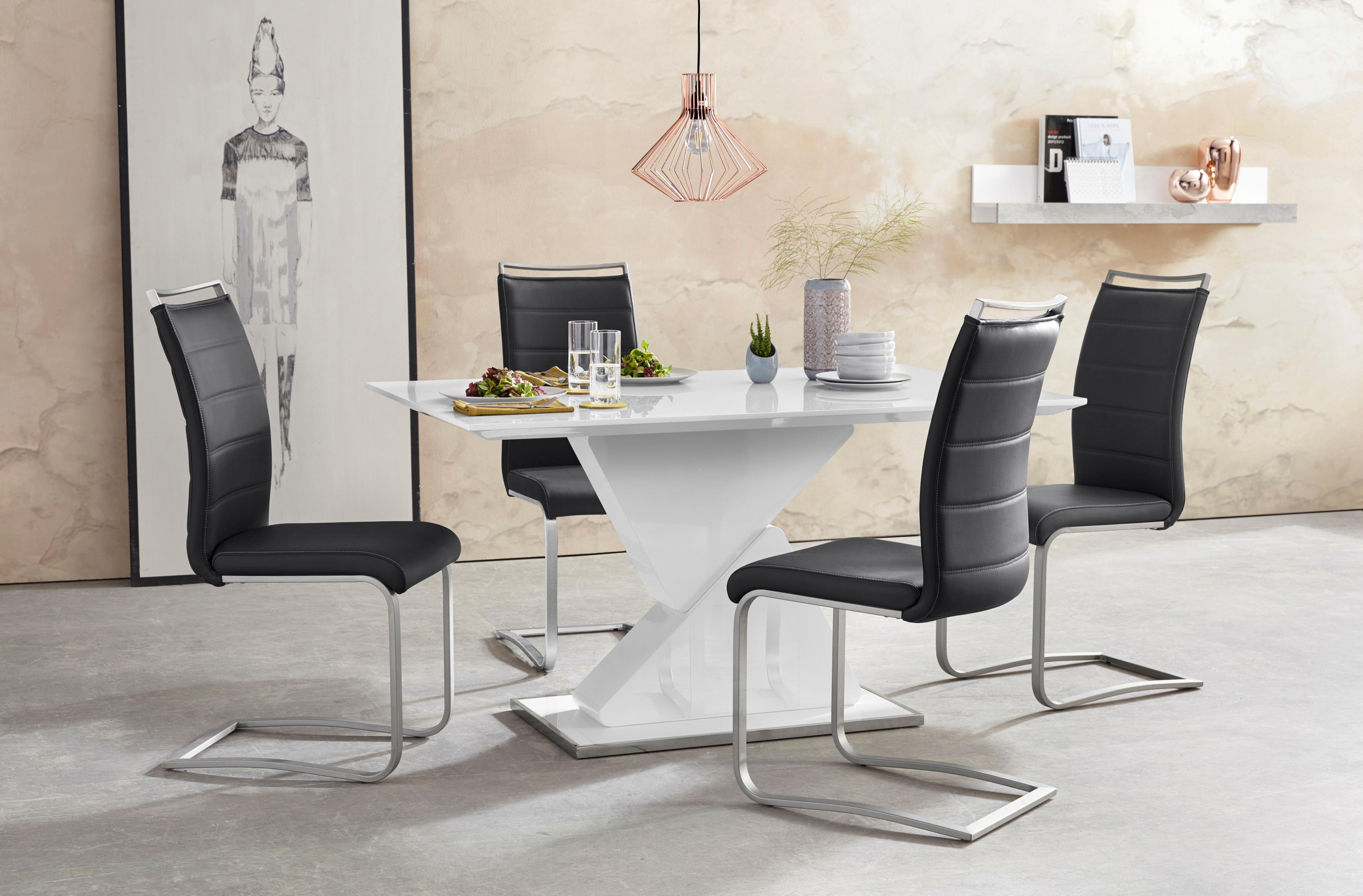 MCA furniture Freischwinger Pescara (Set, 2 St), Stuhl belastbar bis 120 Kg