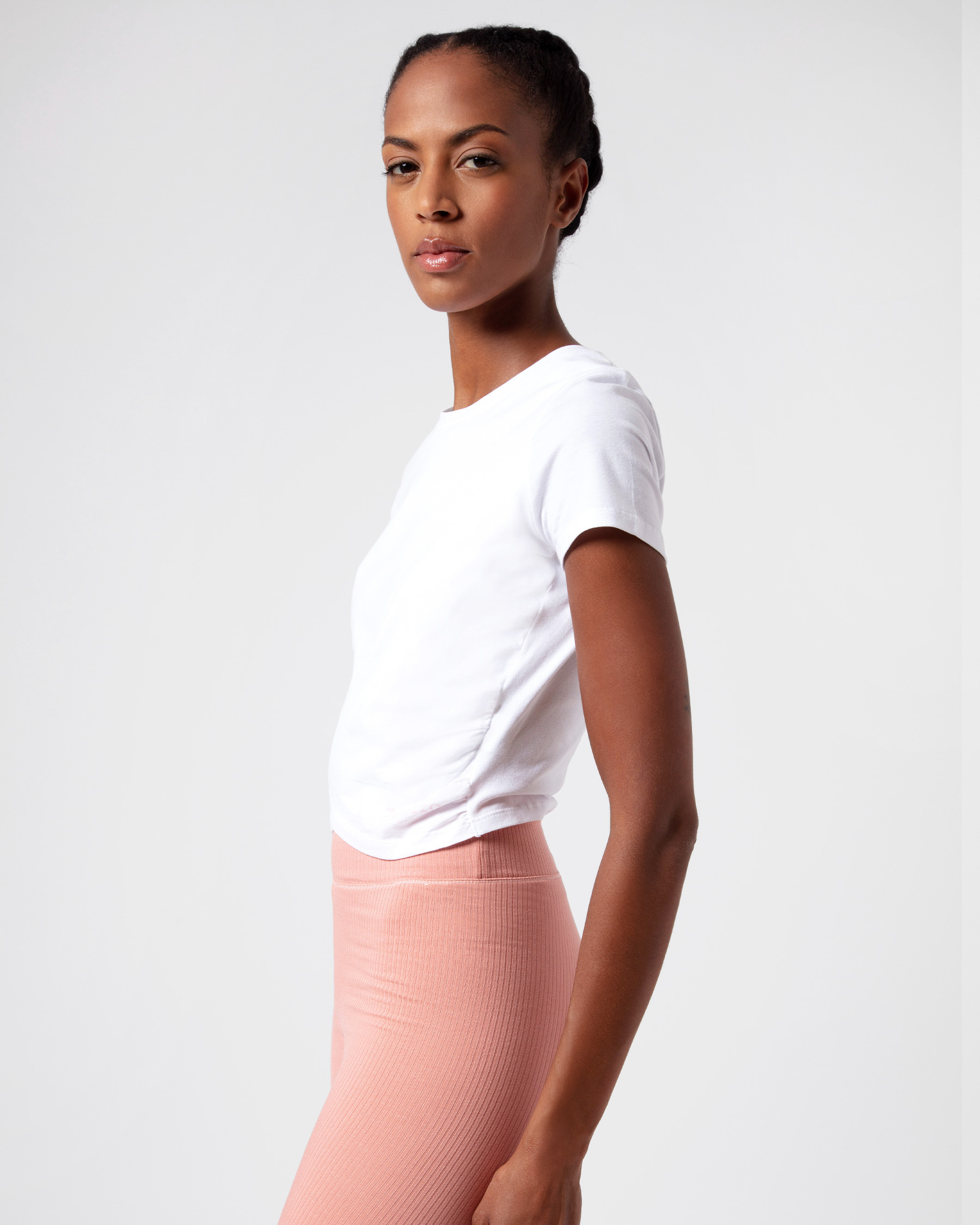Top with draped effect