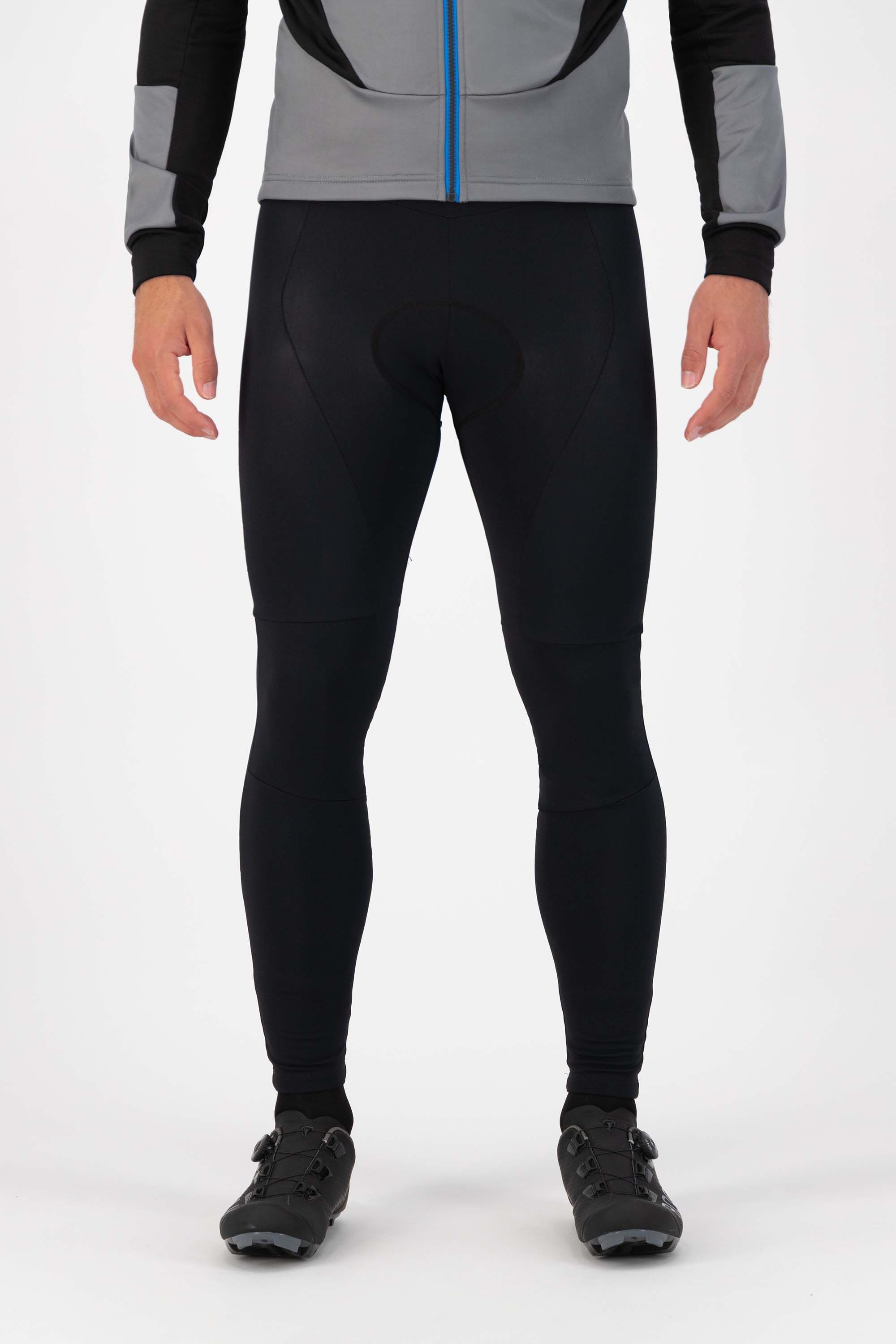 Rogelli Essential Black Herren lange Radhose mit Träger