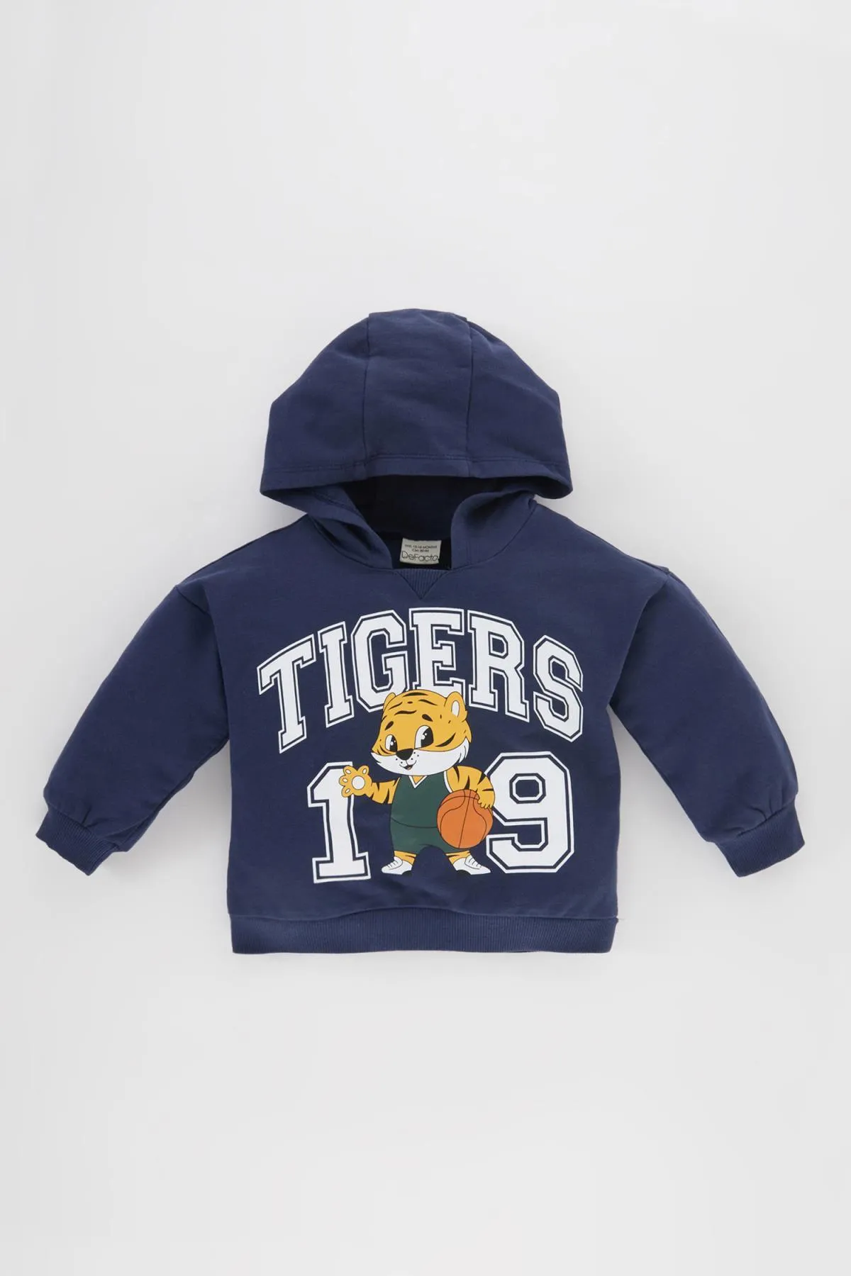 DeFacto  Bedrucktes, weich gefüttertes Sweatshirt mit Kapuze für Babys (Jungen).