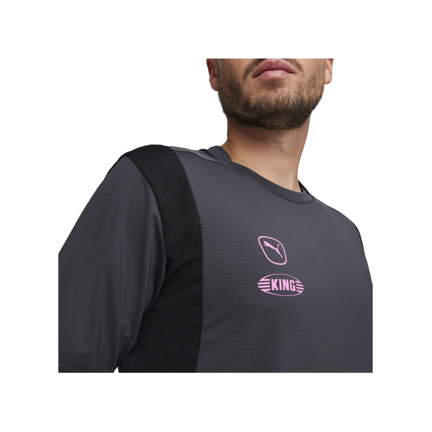 PUMA KING Pro Trikot Grau Schwarz F05