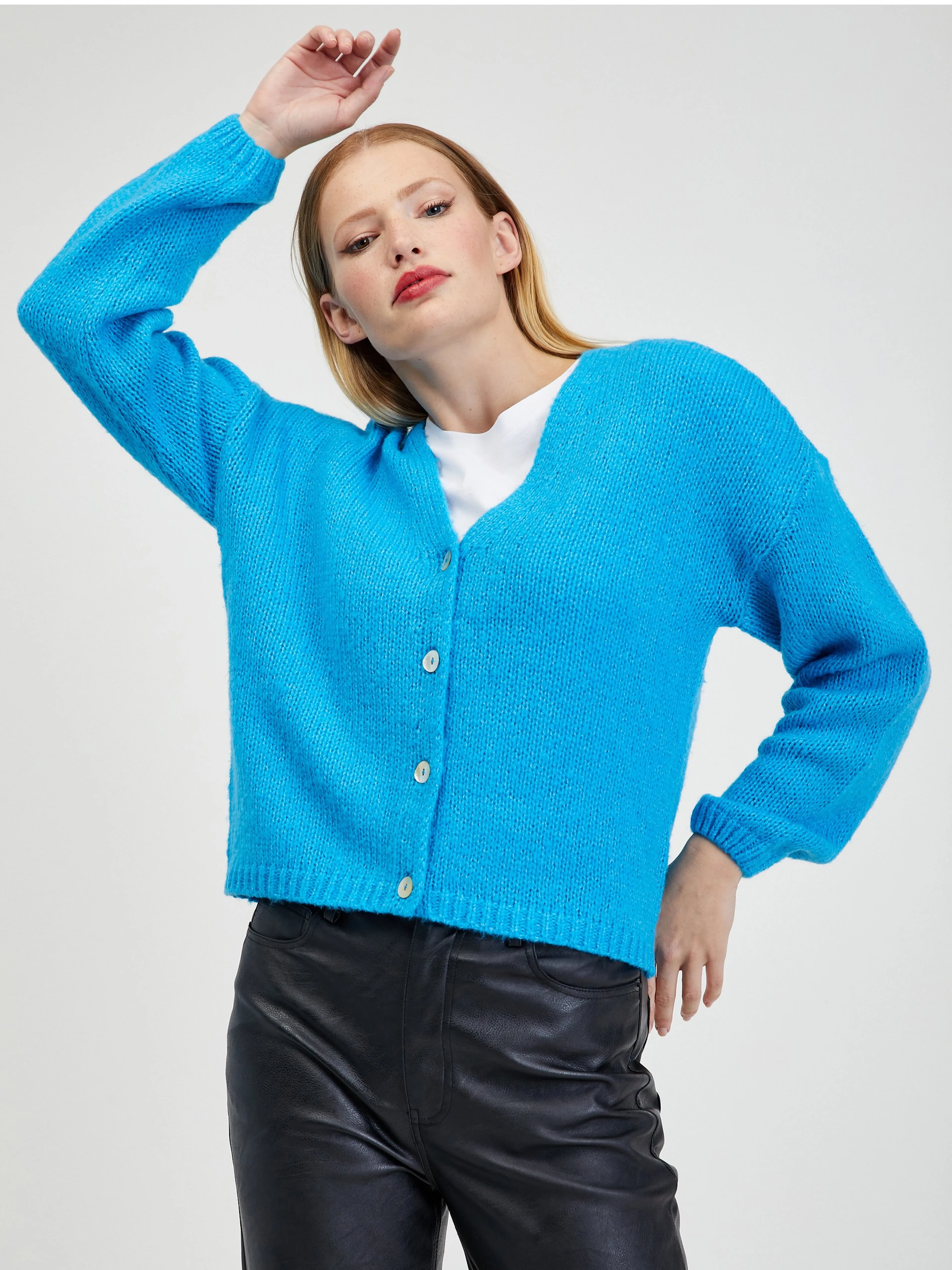 Blaue Damen Strickjacke ORSAY