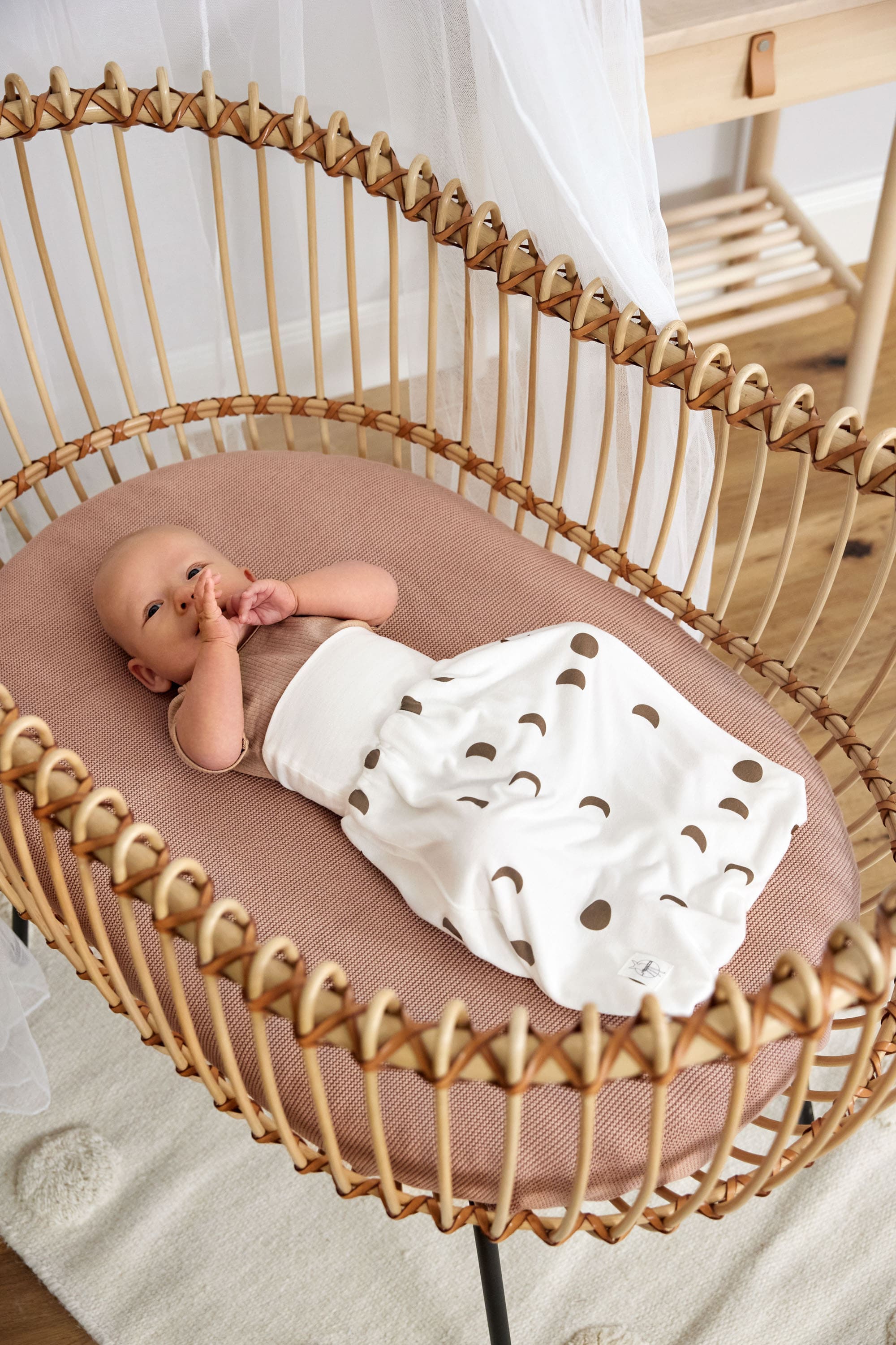 Baby Strampelsack 0,5 TOG - Mond, Milky