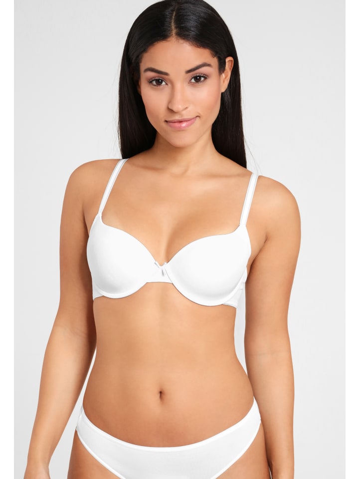 LASCANA LASCANA Schalen-BH »Ela - »perfect basic«« in weiß günstig kaufen