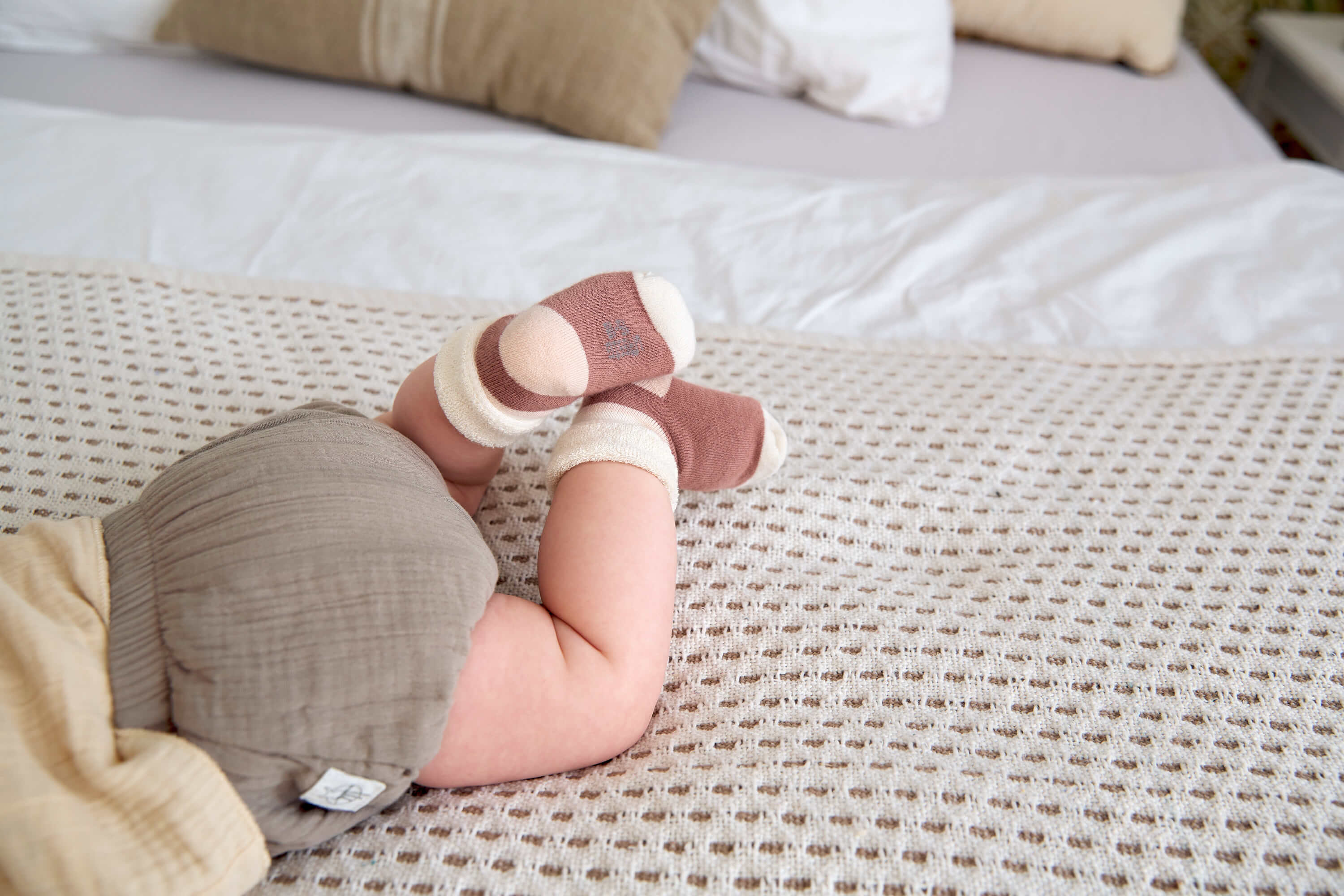 Babysocken (3er-Set), Offwhite