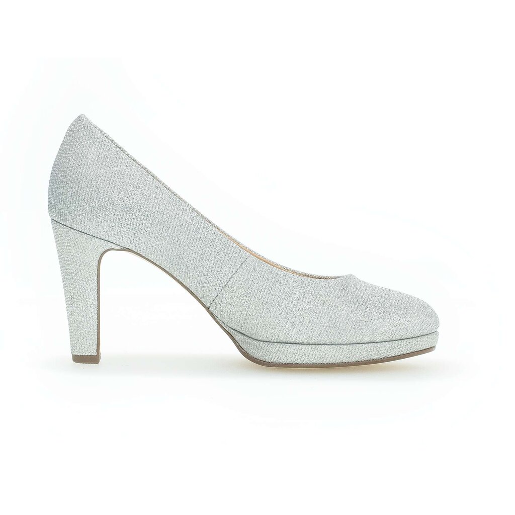 Gabor fashion Plateau Pumps silber