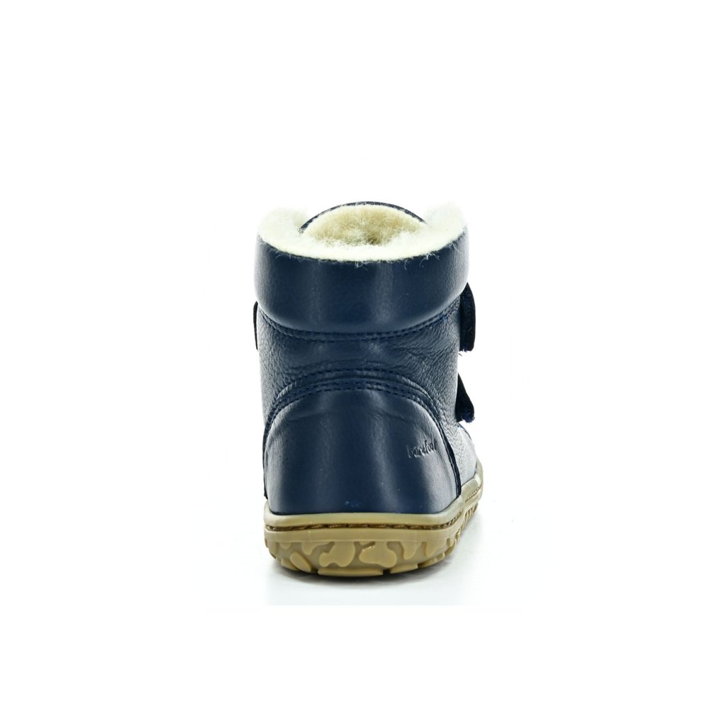Lurchi Nik Nappa Navy Winterbarfußschuhe