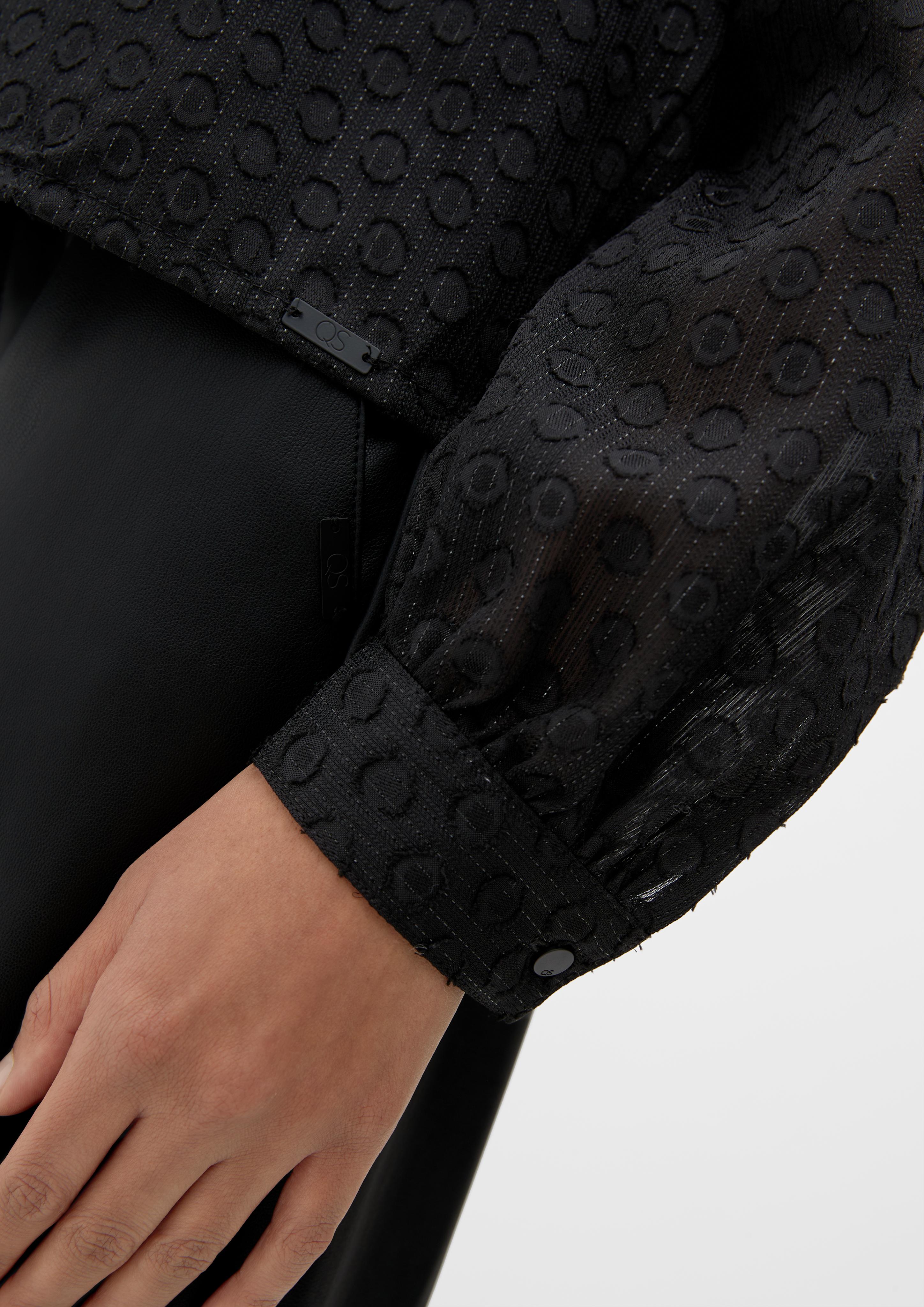 Bluse mit Rüschenkragen  2124265-9999