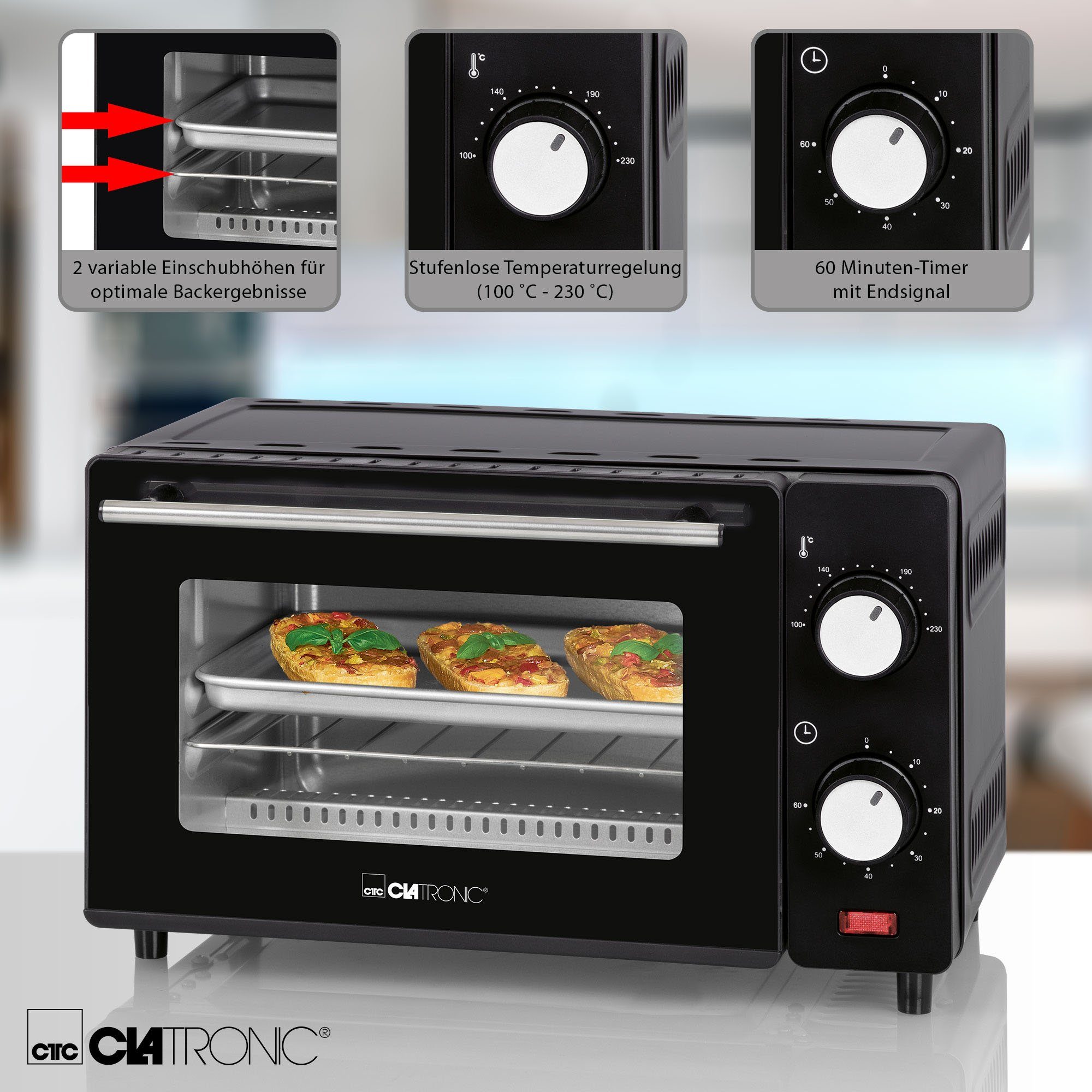 CLATRONIC Minibackofen MB 3746