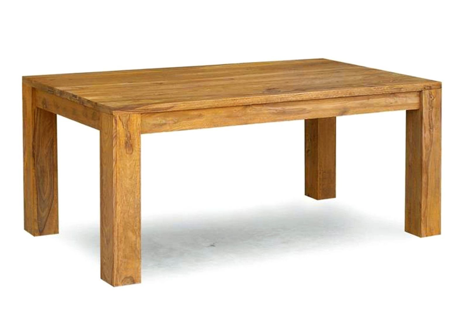 Massivmoebel24 Esstisch Esstisch Sheesham 260x100x76 braun geölt NATURE BROWN #829
