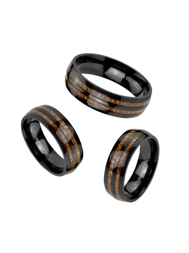 Bungsa Ring in Schwarz günstig kaufen