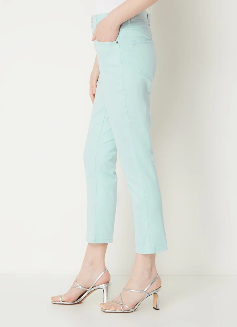 Blugi skinny cu talie medie Lindsey de la Phase Eight, de culoare decolorată.