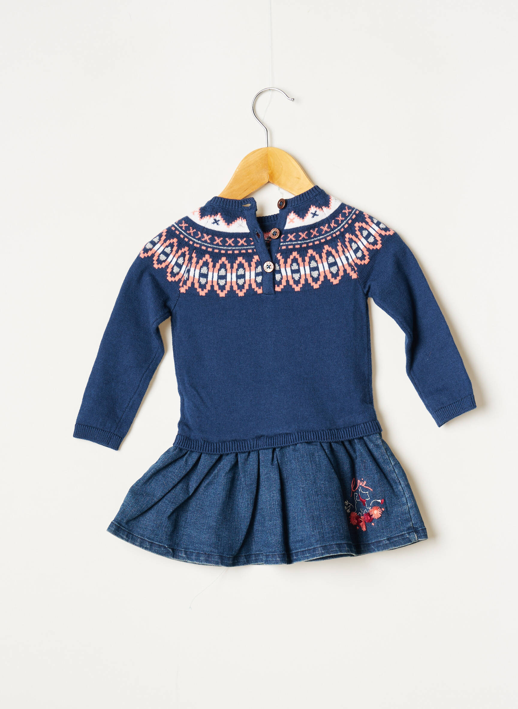 Chipie Robes Mi Longues Fille couleur bleu