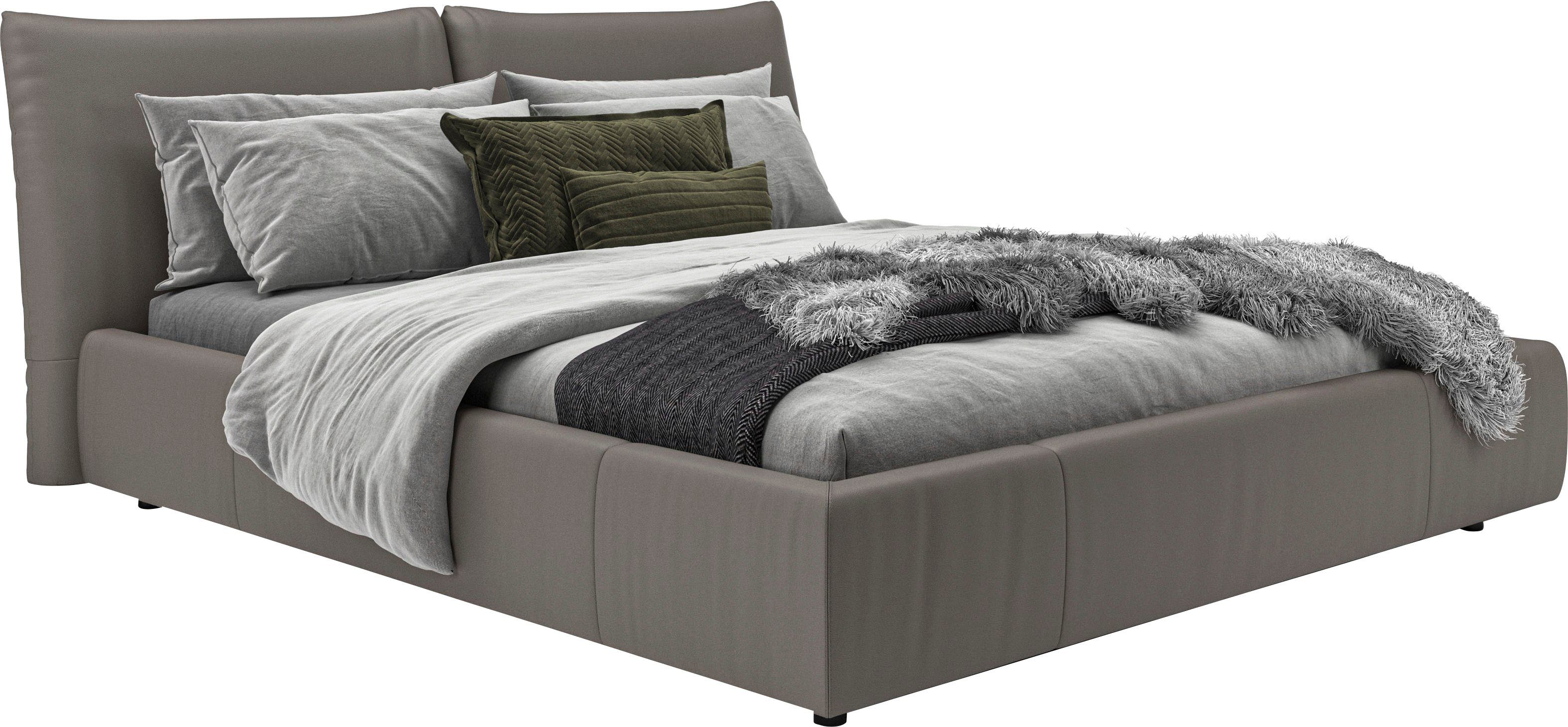 Places of Style Polsterbett Priora, auch in NaturLEDER, Cord, belastbar bis 280kg, auch Überlänge 220 cm