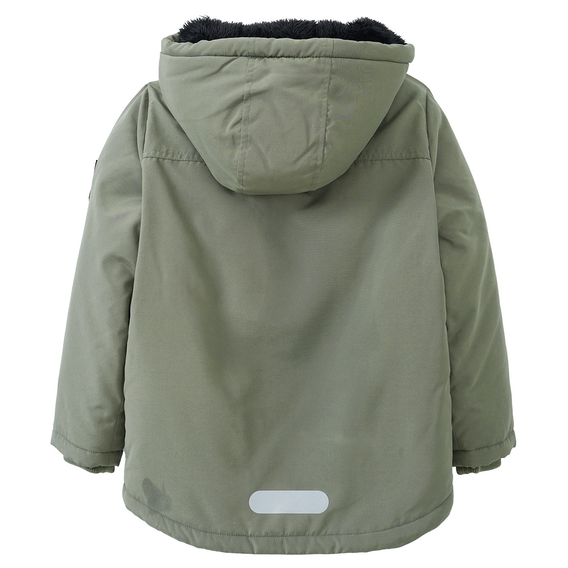 Jungen Parka mit Teddyplüsch