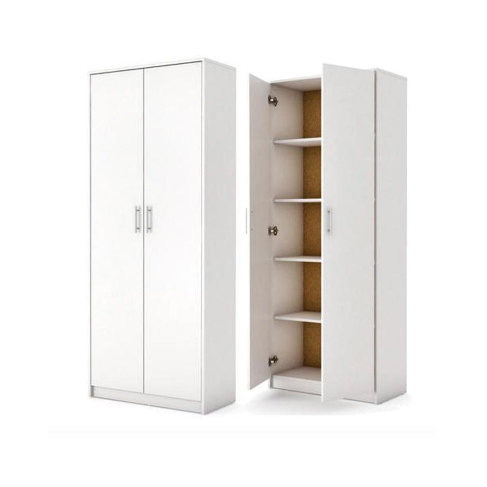 pressiode Kleiderschrank Mehrzweckschrank Kleiderschrank Stauraumkommode Hochschrank180cm