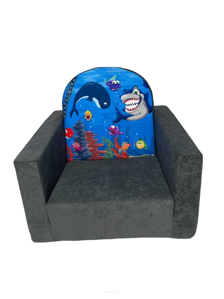 FORTISLINE Kindersessel Ausklappbarer Kindersessel - Ocean