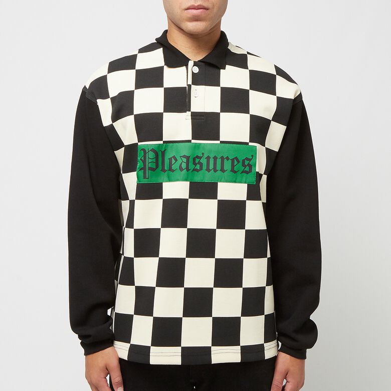 Pleasures Racer Polo Black