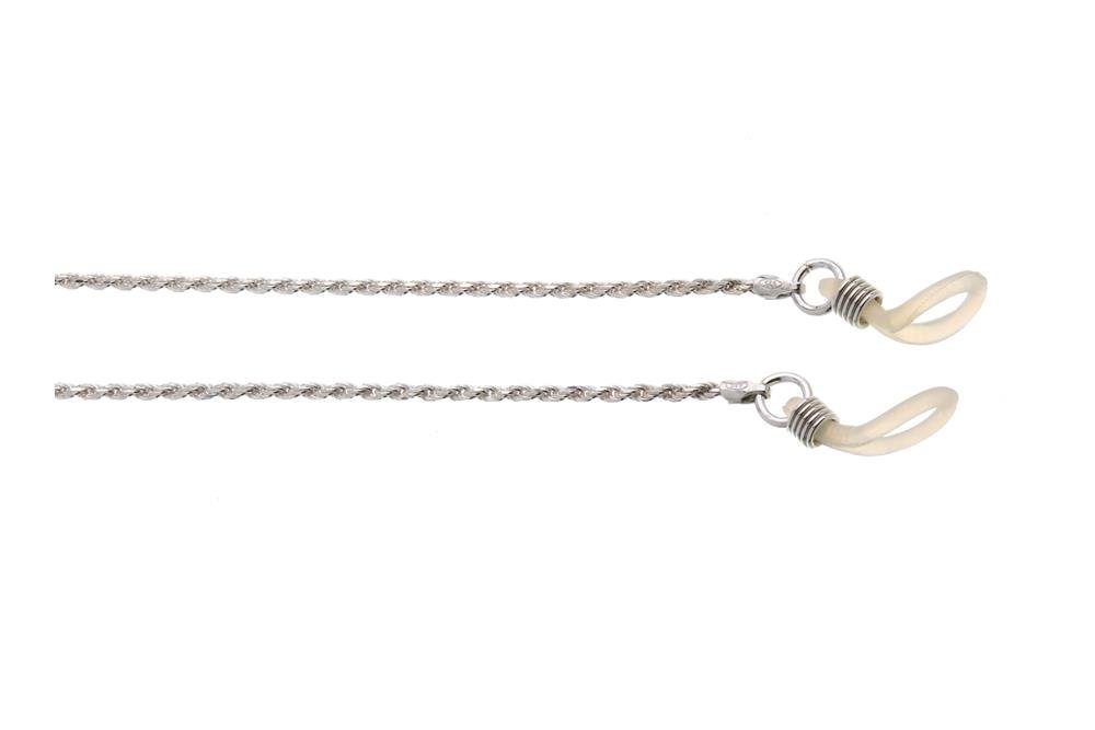 Silberkettenstore Brillenkette Brillenkette No. 4 - 925 Silber, Länge wählbar von 65-100cm