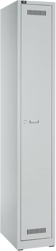Bisley Light LIGHT Metall Schließfach 1 Tür 1 abteile Schlüssel 300 x 500 x 1.850 mm Hellgrau