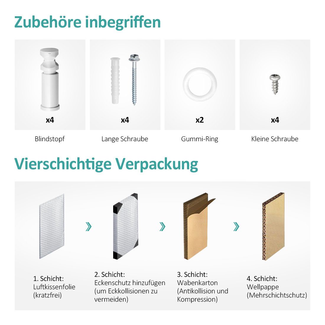 EMKE Badheizkörper Handtuchtrockner Handtuchwärmer Mittelanschluss, Weiß Bad-Heizkörper Bad Handtuchhalter