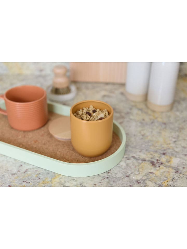 Kitchencraft Serviertablett in Hellbraun/ Mint - (L)37,8 x (B)20,4 cm günstig kaufen onesize