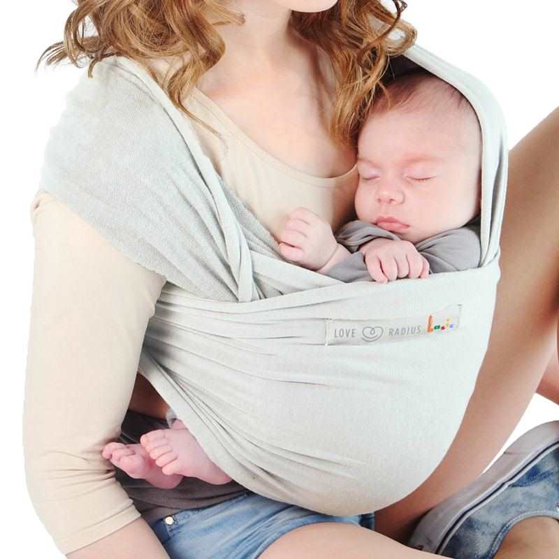 Echarpe de portage Basic coton bio perle Love Radius by JPMBB
