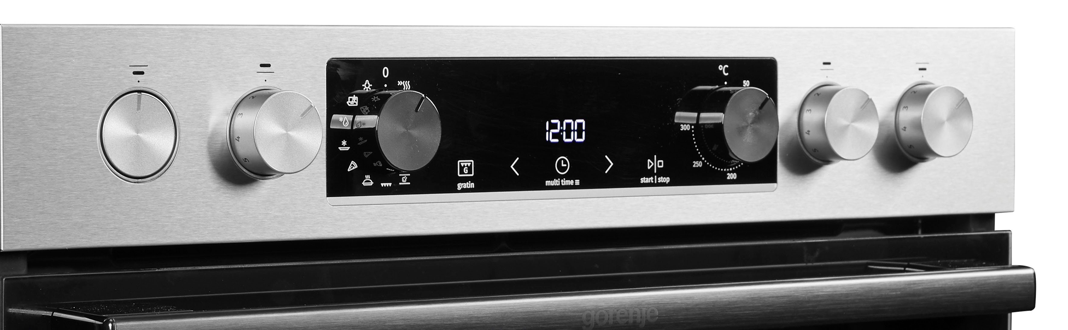 GORENJE Elektro-Herd-Set Pacific Herd-Set One 2021, mit 1-fach-Teleskopauszug, ecoClean