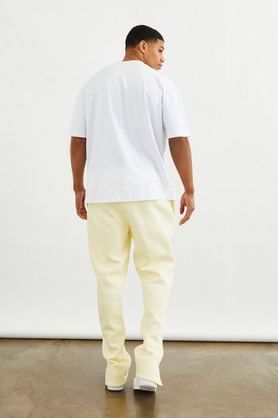 Oversize T-Shirt mit Print & Jogginghose mit geteiltem Saum