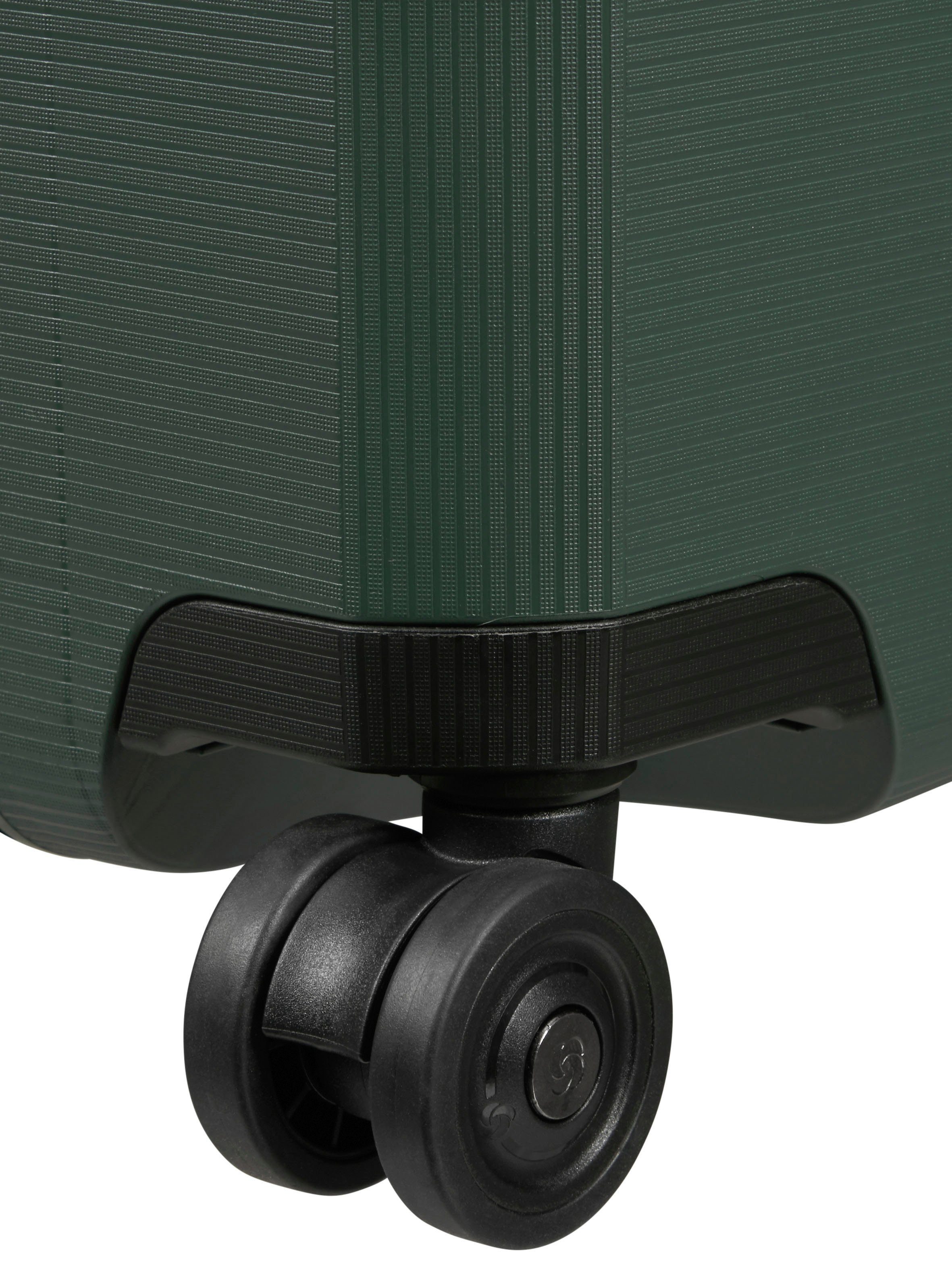 Samsonite Hartschalen-Trolley Magnum Eco forest green, 55 cm, 4 Rollen, aus recyceltem Material; Made in Europe