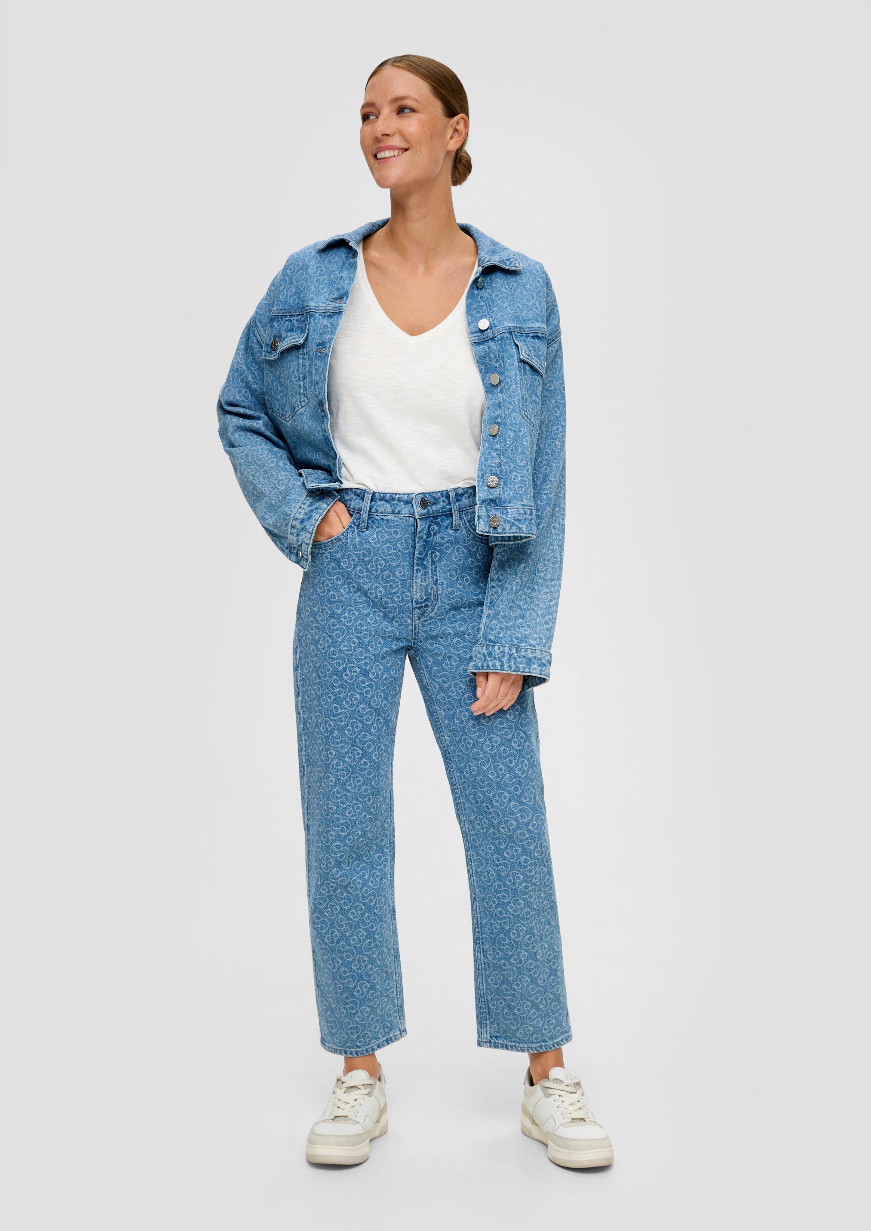 Gestreiftes Longsleeve mit Rollsaum  2135958-0210