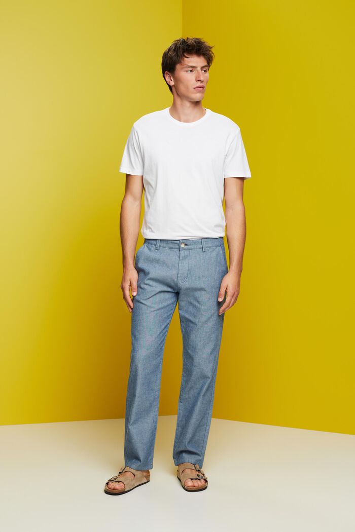 Strukturierte Chino, 100 % Baumwolle