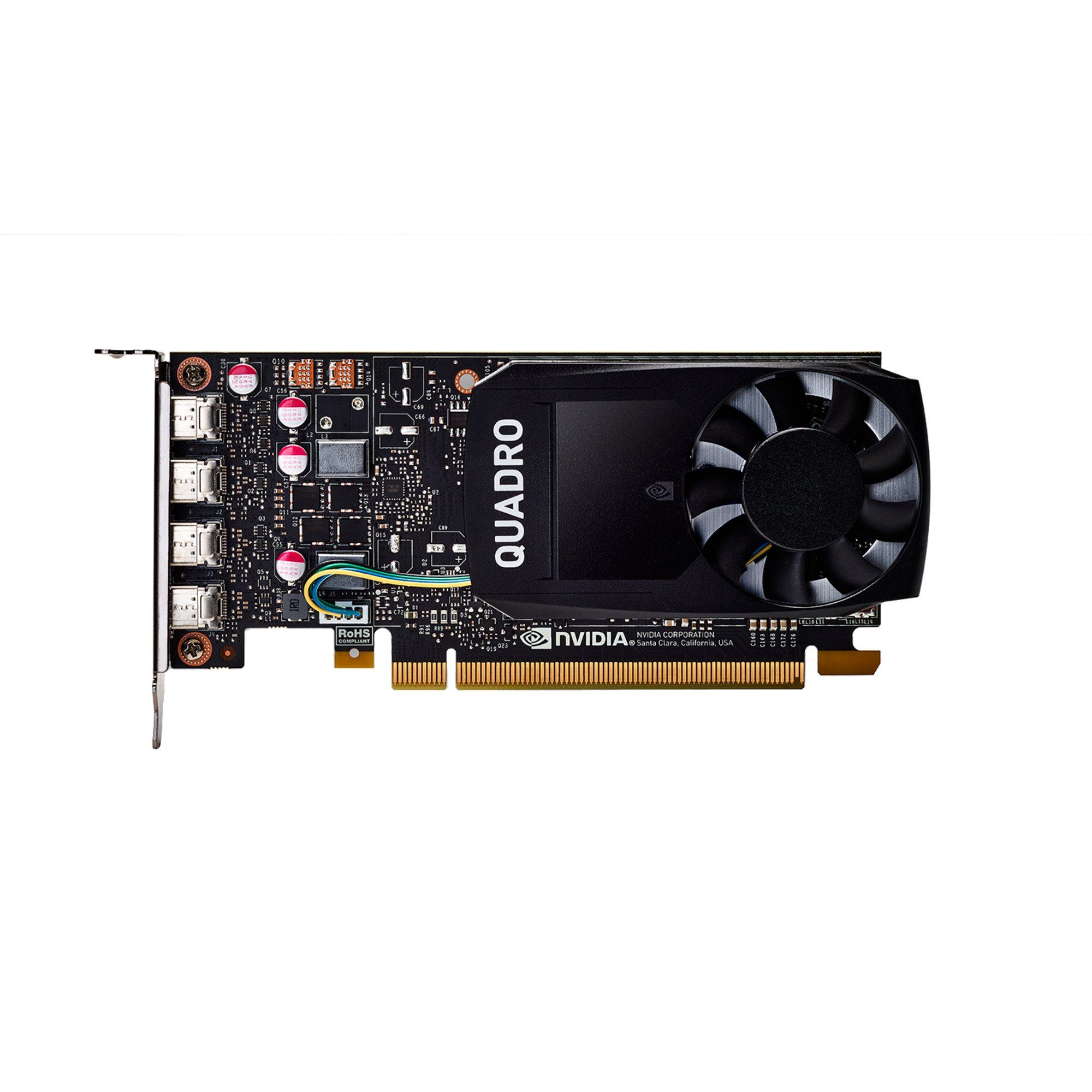 PNY PNY NVIDIA Quadro P1000 V2 DVI, Grafikkarte, (4x Grafikkarte (4 GB)
