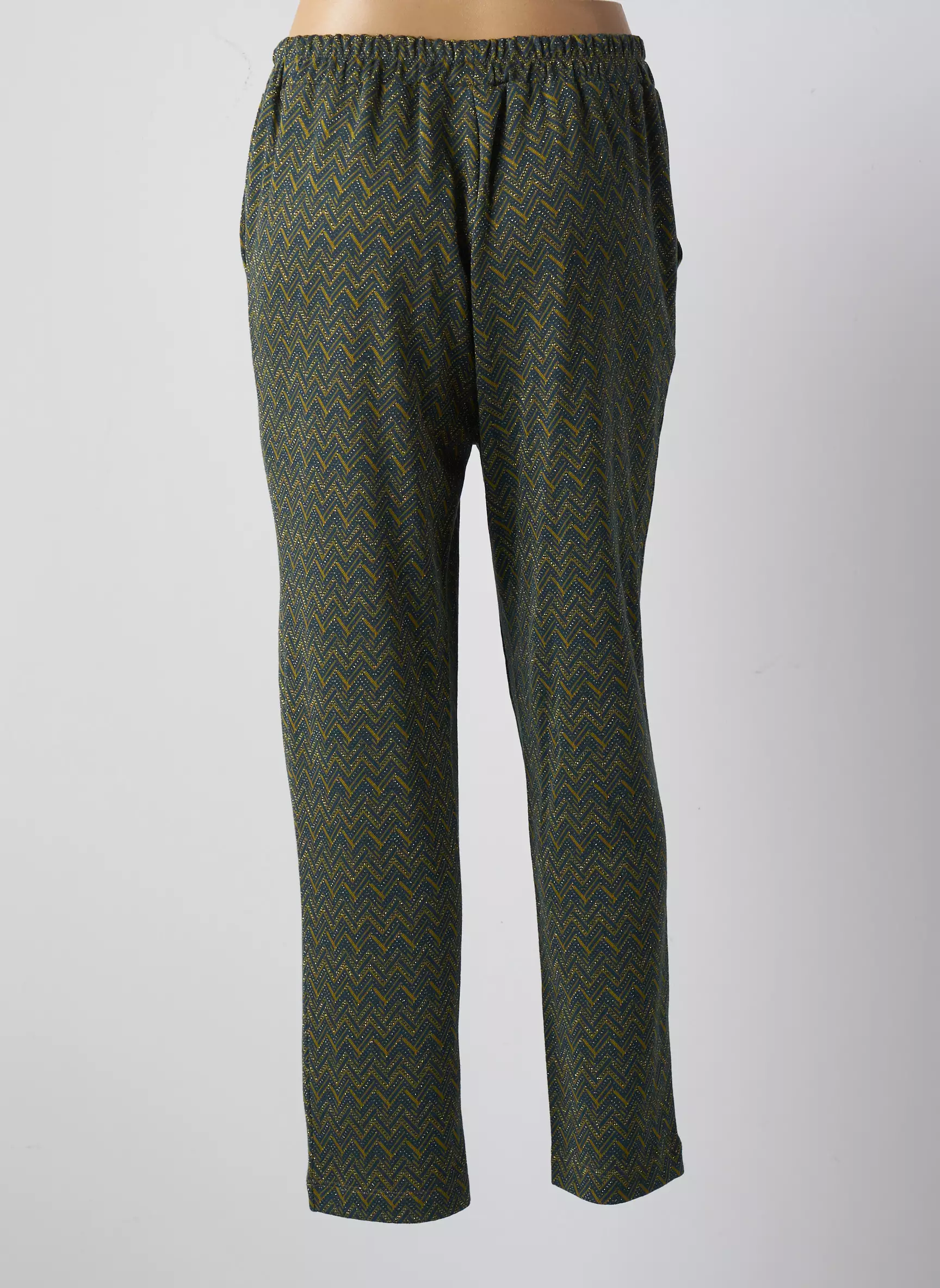 Pako Litto Pantalons Droits Femme couleur bleu