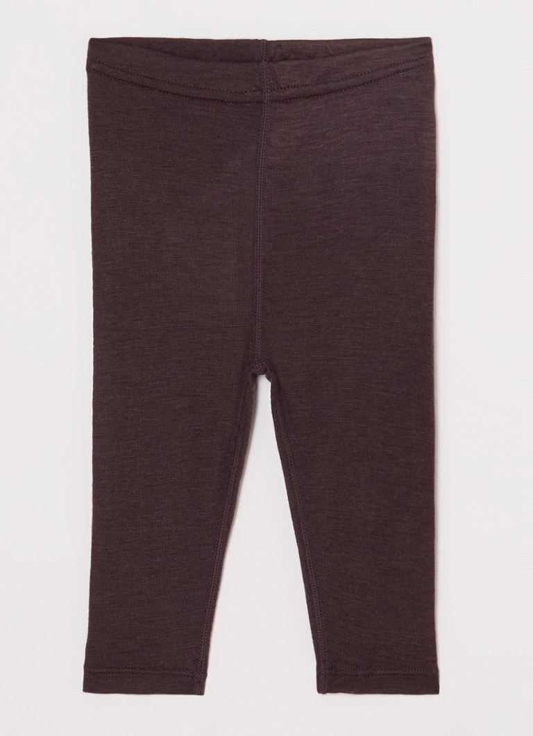 Huttelihut Fine-knit leggings in silk blend