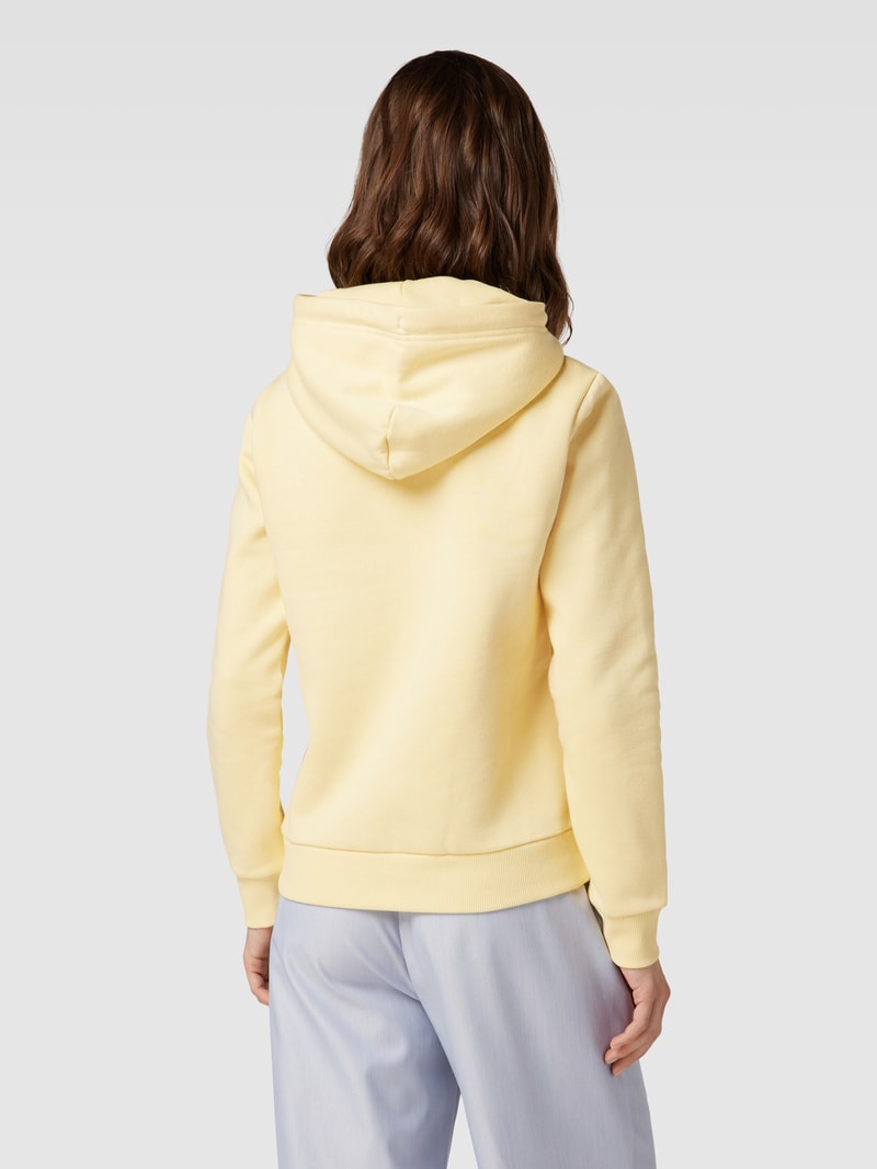 Hoodie mit Kapuze in hellgelb