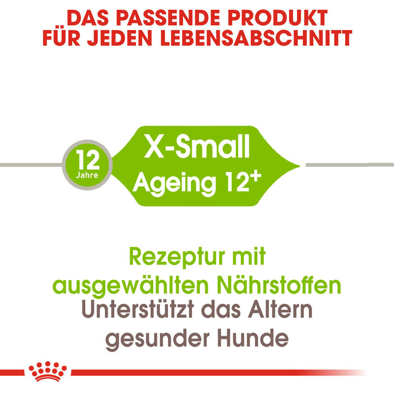 ROYAL CANIN Hundetrockenfutter ROYAL CANIN X-Small Ageing 12+ 2x1,5 kg