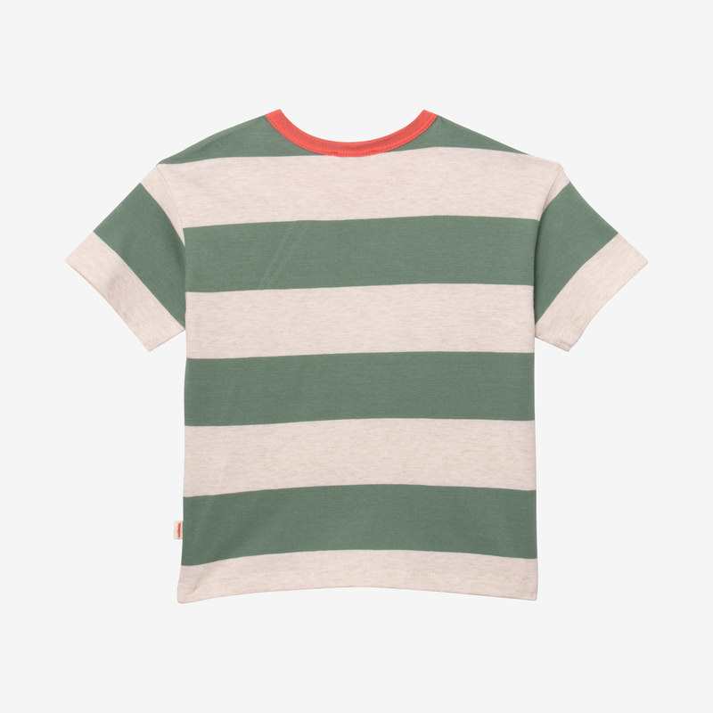 T-shirt bébé garçon rayures vert Catimini