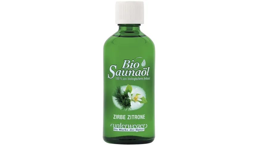 unterweger Bio Saunaöl Zirbe Zitrone 100 ml