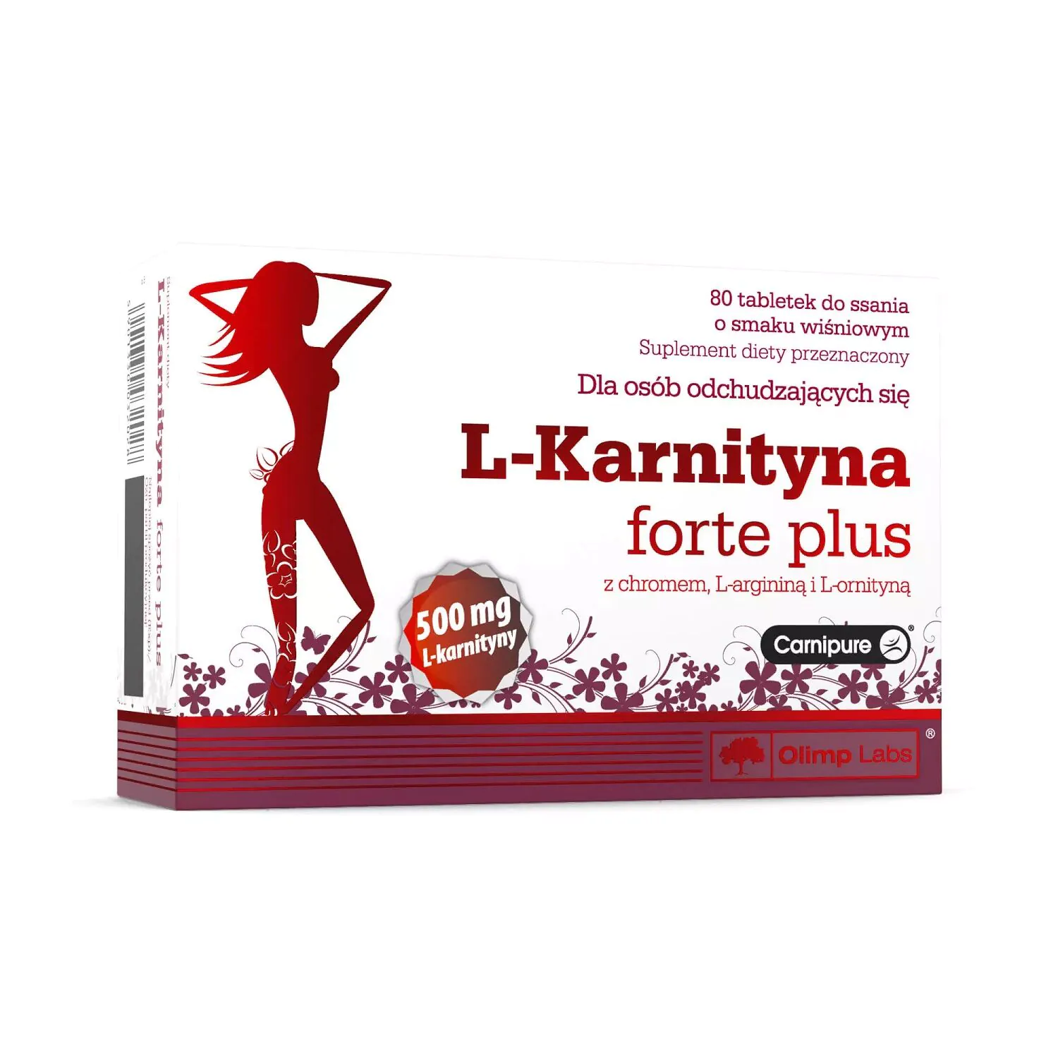 Olimp L-Carnitine Forte Plus, vyšnių skonis