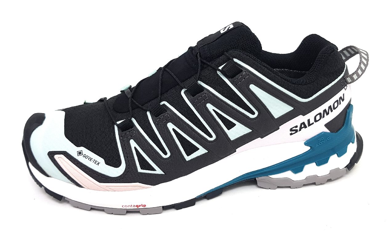 Salomon XA Pro 3D V9 GTX W L47119100 Schwarz Black/Bleached Aqua/Blue