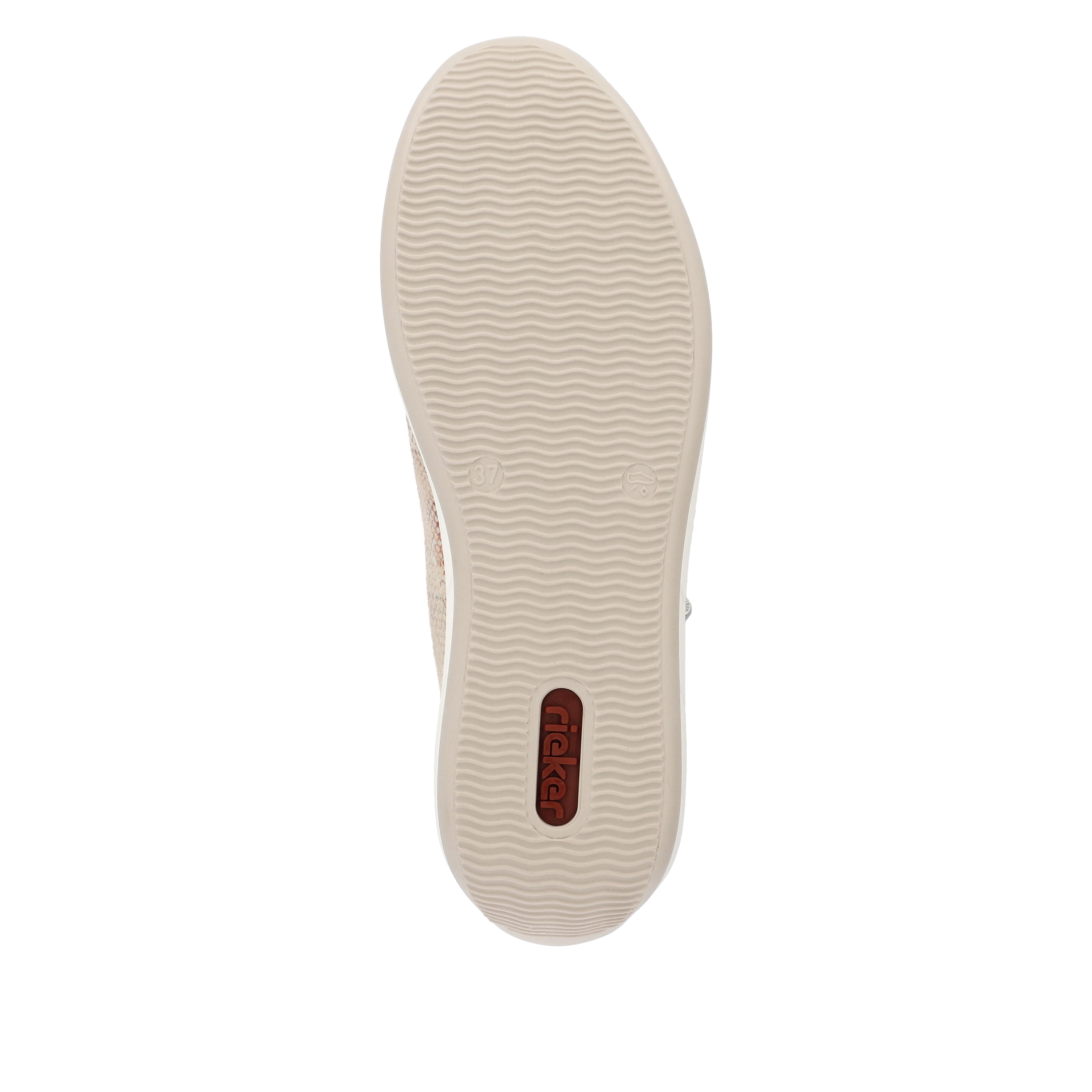 Rieker Damen Sneaker Low beige-multi-metallic