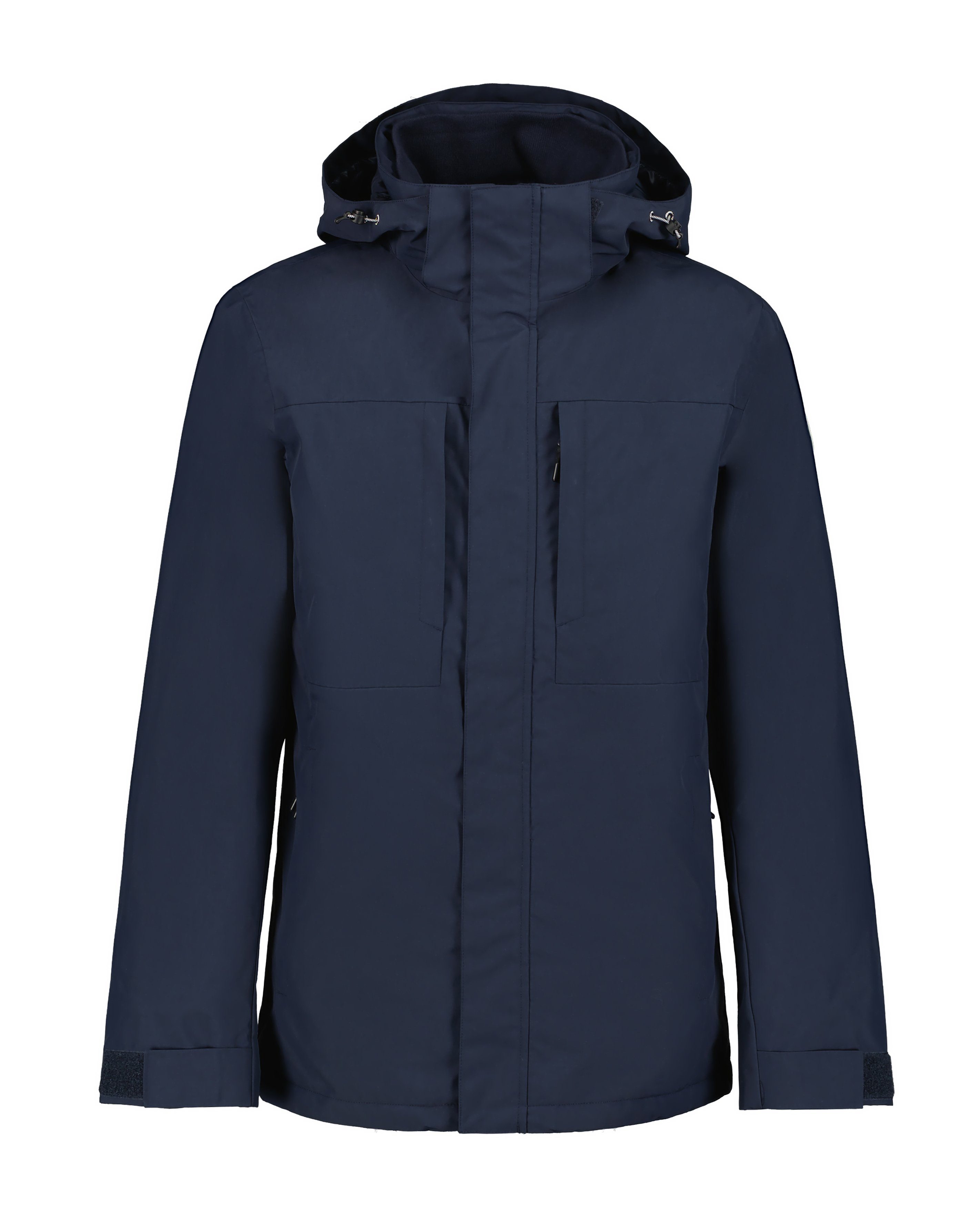 Icepeak Funktionsjacke H FUNKTIONSJACKE ALSTON mit Logoschriftzügen an der Kapuzenkordel