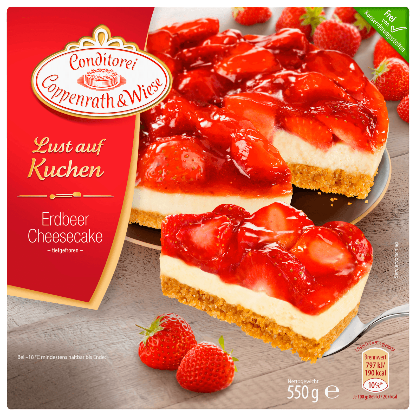 Coppenrath & Wiese Erdbeer Cheesecake 550g