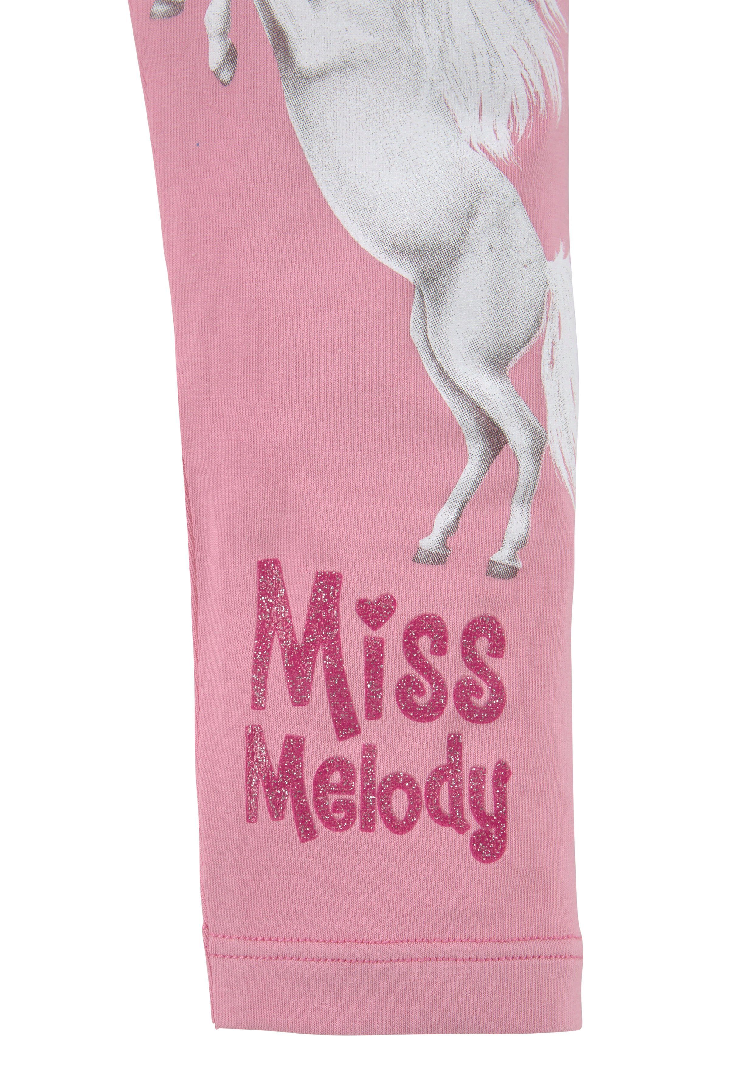Miss Melody Langarmshirt & Leggings (Set, 2-tlg) mit tollen Pferdedrucken