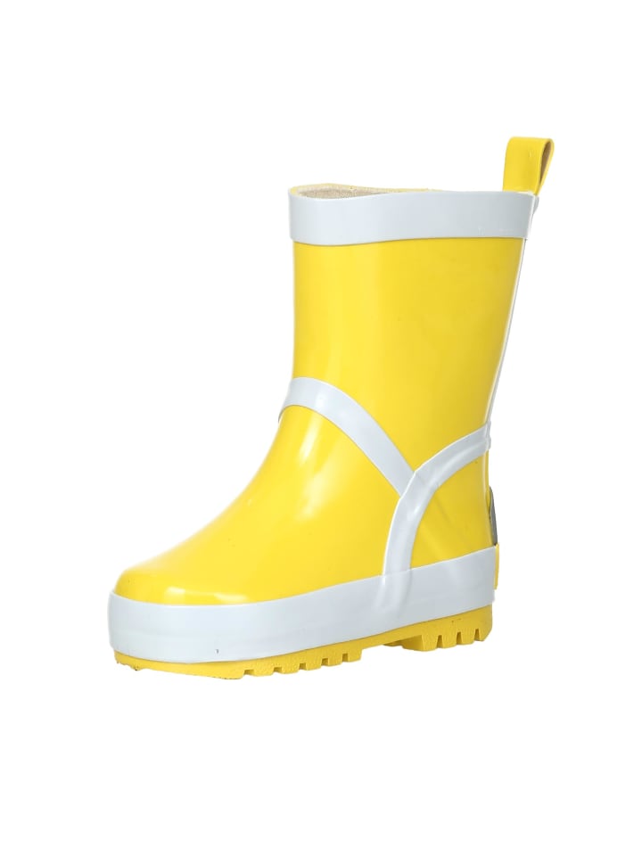 Playshoes Gummistiefel uni in Gelb günstig kaufen